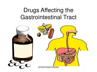 Drugs Affecting the Gastrointestinal Tract