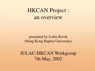HKCAN Project