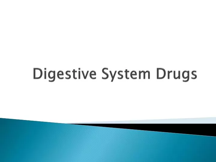 digestive system drugs