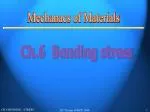 Ch.6 Bending stress - slide 1