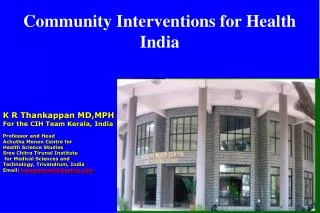 Community Interventions for Health India