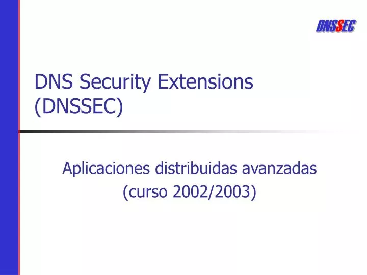 dns security extensions dnssec