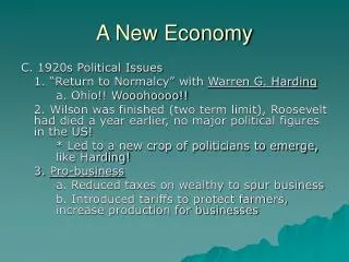 A New Economy