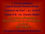 1° Circolo Didattico Empoli Scuola Primaria Statale “ Leonardo da Vinci ” – a.s. 2013/14