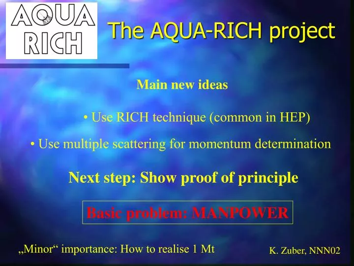 the aqua rich project