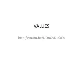 values