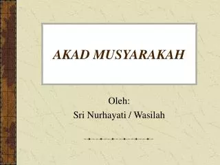 akad mu syarakah