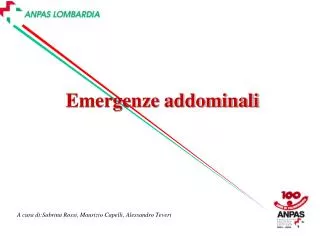 emergenze addominali