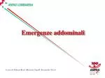 Emergenze addominali - slide 1