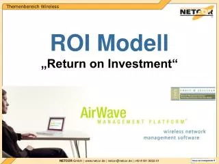 roi modell return on investment