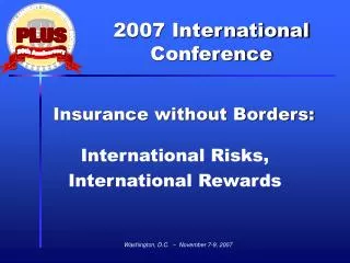 Insurance without Borders: