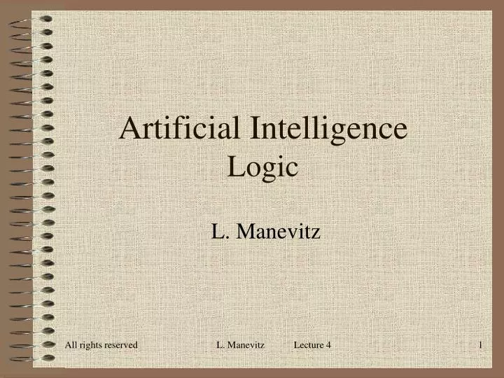artificial intelligence logic