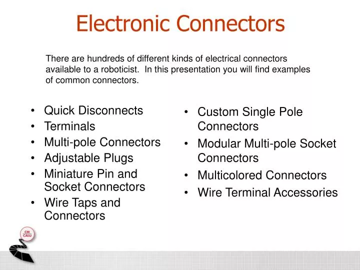 electronic connectors