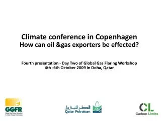 Climate conference in Copenhagen How can oil &amp;gas exporters be effected?