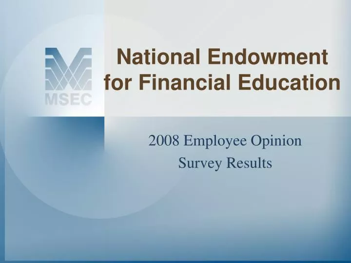 national endowment for financial education