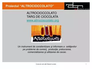 proiectul altrocioccolato