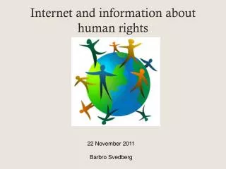 Internet and information about human rights