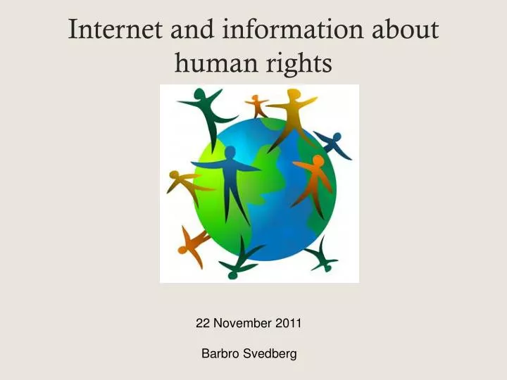internet and information about human rights