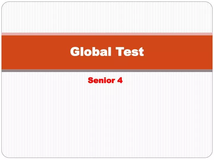 global test