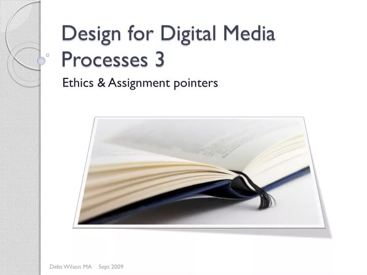 design for digital media processes 3