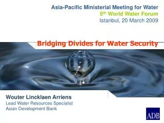 Bridging Divides for Water Security