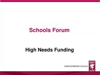 Schools Forum