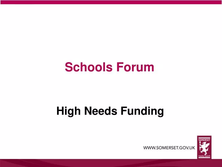 schools forum