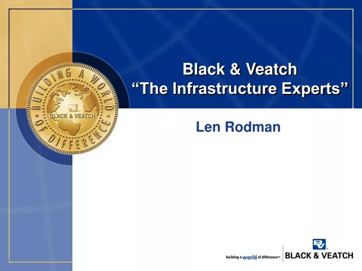 black veatch the infrastructure experts