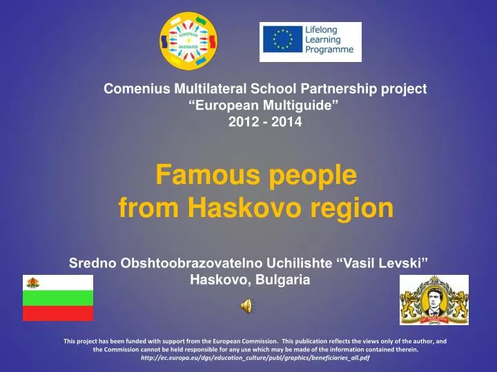 famous people from haskovo region