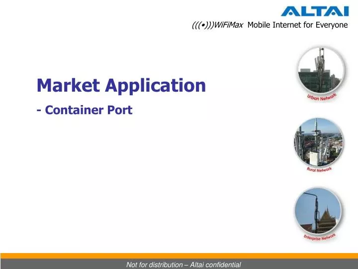 market application container port