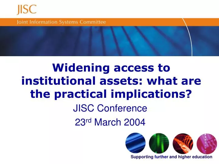 widening access to institutional assets what are the practical implications