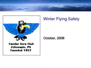 Winter Flying Safety