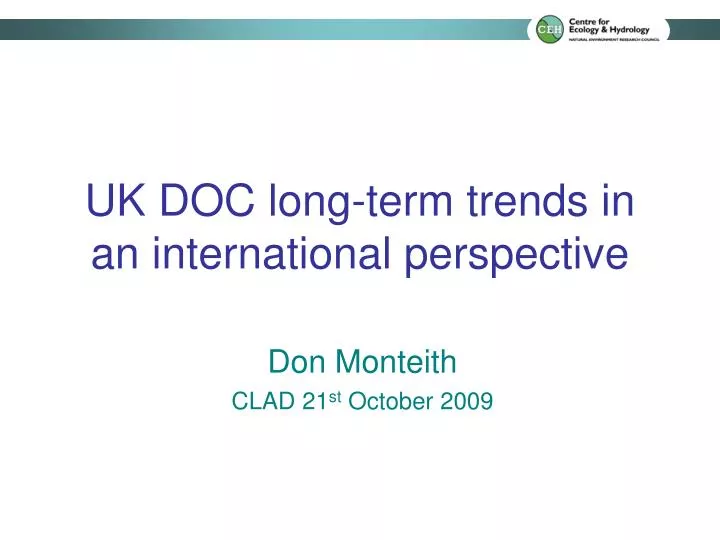 uk doc long term trends in an international perspective