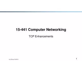 15-441 Computer Networking