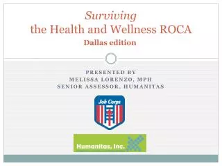 Surviving the Health and Wellness ROCA