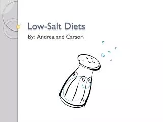 Low-Salt Diets