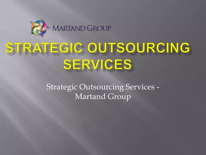 strategic outsourcing services