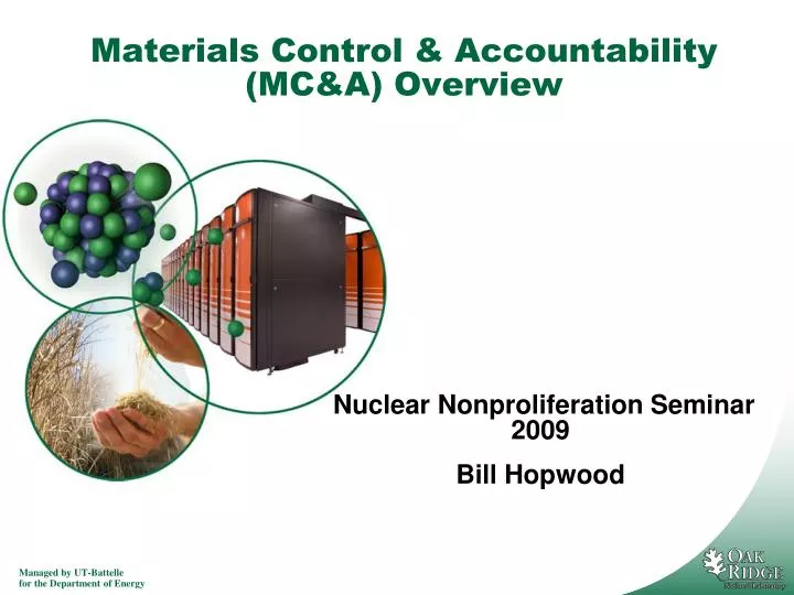 materials control accountability mc a overview