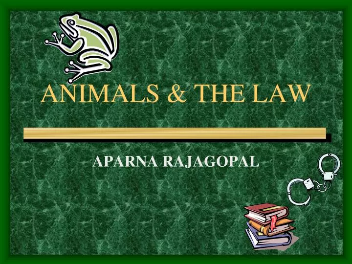 animals the law