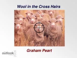 Wool in the Cross Hairs