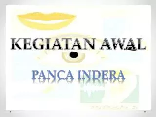 kegiatan awal
