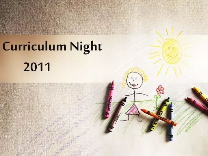curriculum night 2011