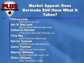 Market Appeal: Does Bermuda Still Have What It Takes?