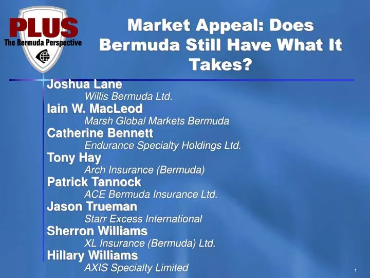 market appeal does bermuda still have what it takes