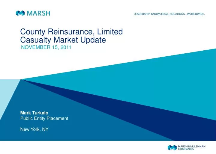 county reinsurance limited casualty market update
