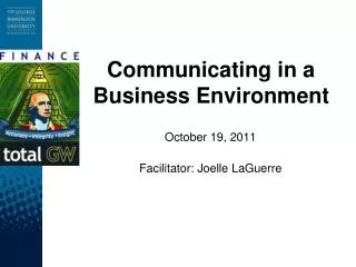 Communicating in a Business Environment