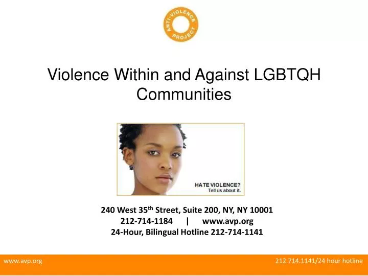violence within and against lgbtqh communities