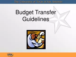 Budget Transfer Guidelines
