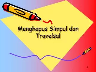 menghapus simpul dan travelsal
