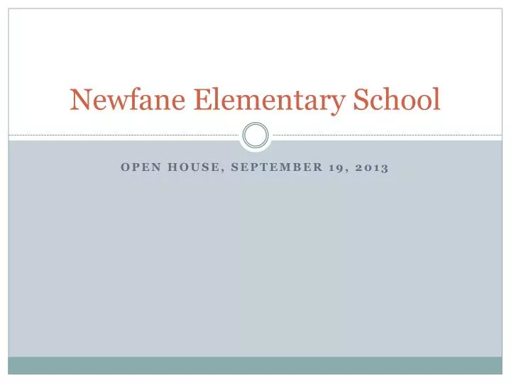 newfane elementary school